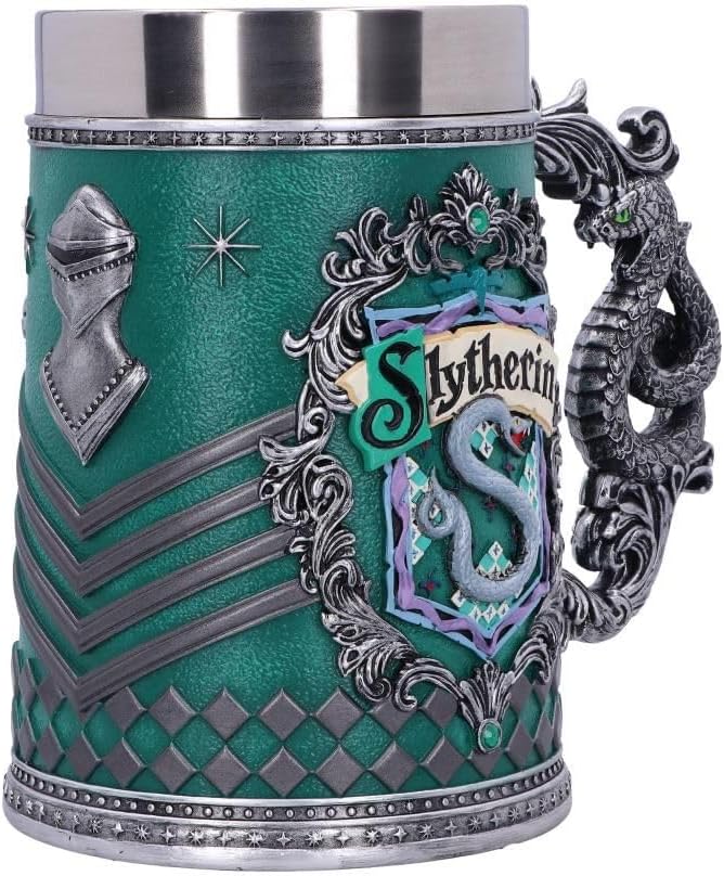 Handmade Slytherin Metal Mug